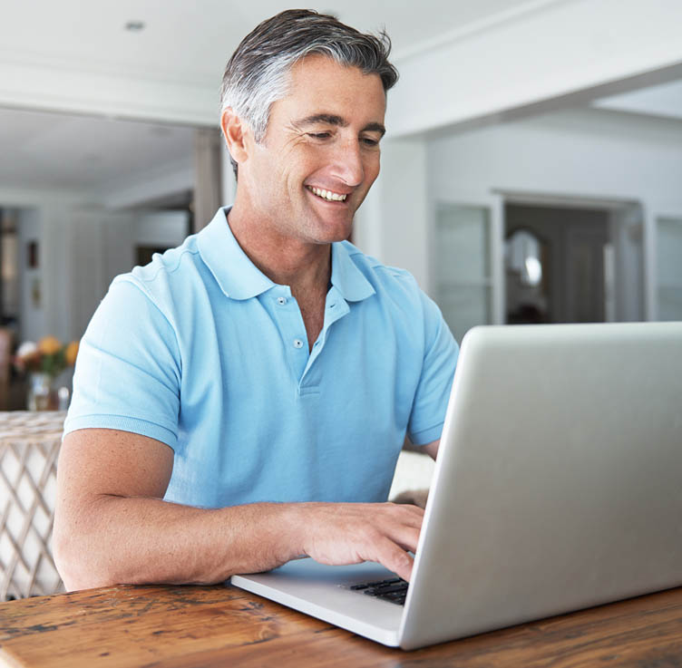 man at laptop