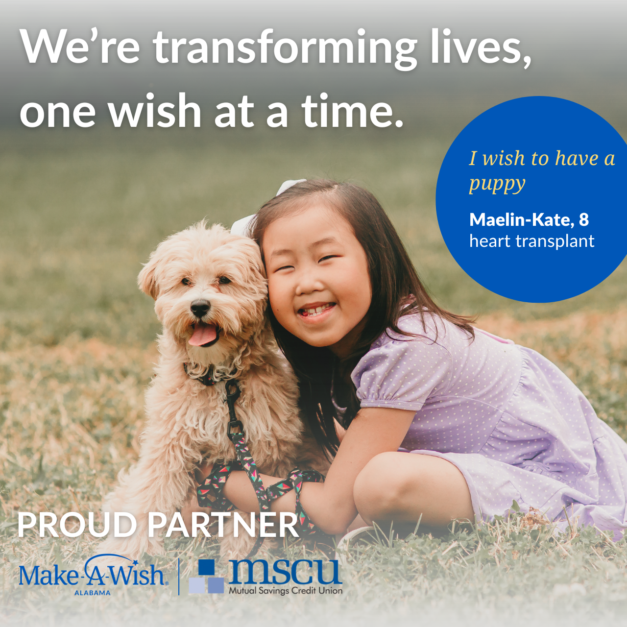 Make a Wish Alabama and MSCU partner to grant wishes