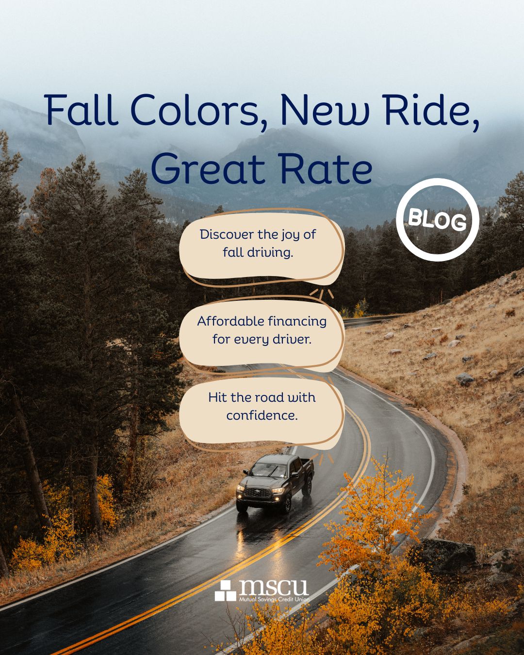 Fall New Ride Great Rate Fall Colors, New Ride, Great Rate