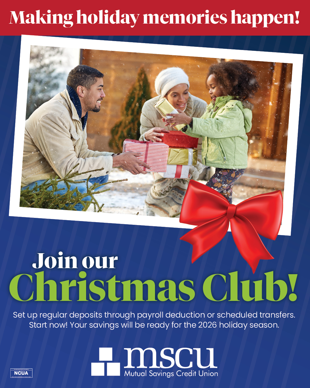 Christmas Club savings account