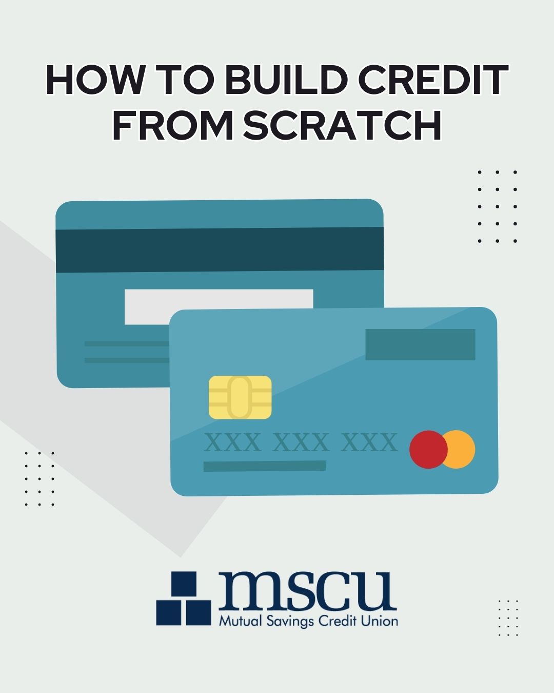 how to build credit from scratch