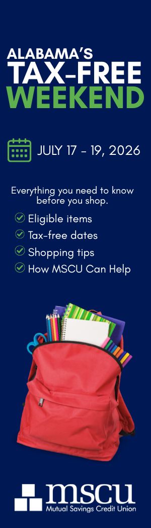 Alabama's Tax Free Weekend 